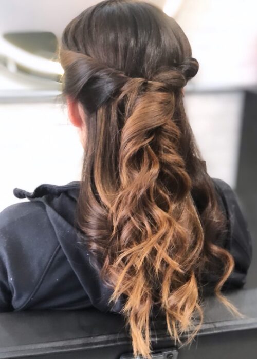Maquiagem e penteado no Espaço Jack Oliveira, Tatuapé